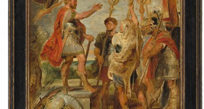 National Art Gallery Framing a Heroic Scene by Rubens