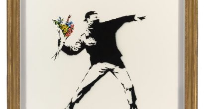 Love is in the Air: The new Banksy NFT framed by Lowy